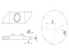 Umgekehrte Abstechplatte 15° mit Spanbrecher BP 853 Rb 1,0 BI40U